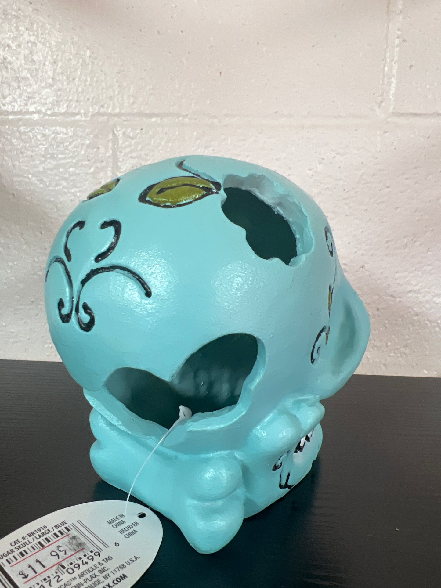 Blue sugar skull medium