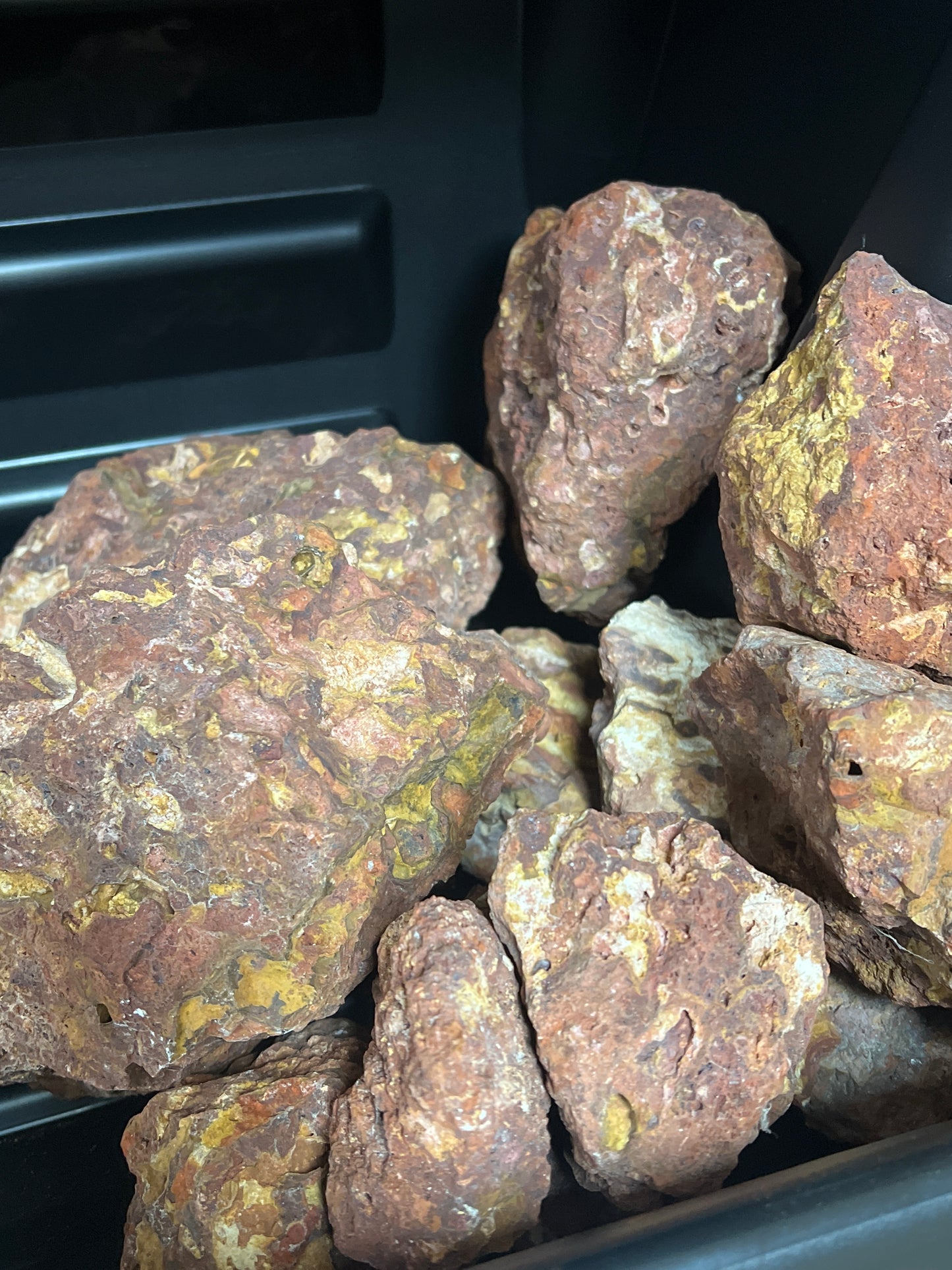 Fire stone rock