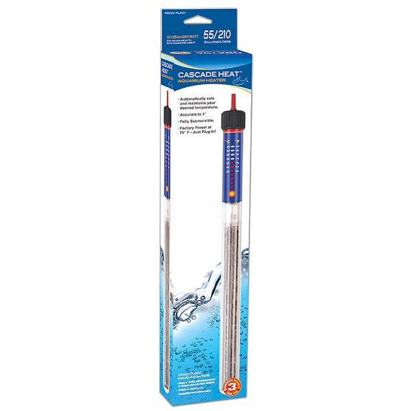 Cascade aquarium heater