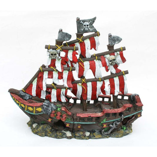 Stripped pirate ship wreck small
