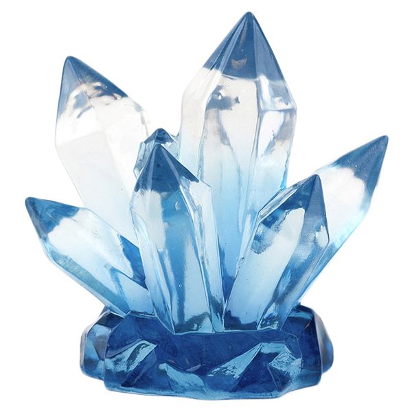 Crystal cluster blue small