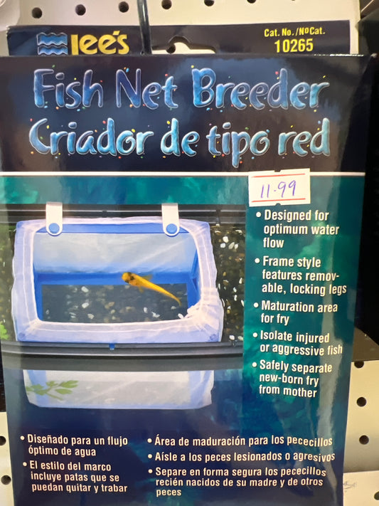 Fish net breeder box