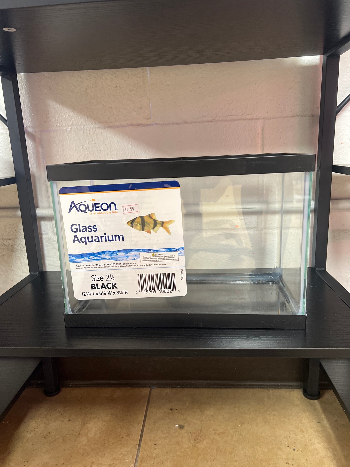 2.5 gallon aquarium