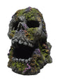 Mossy Skull Resin Ornament 4.1"